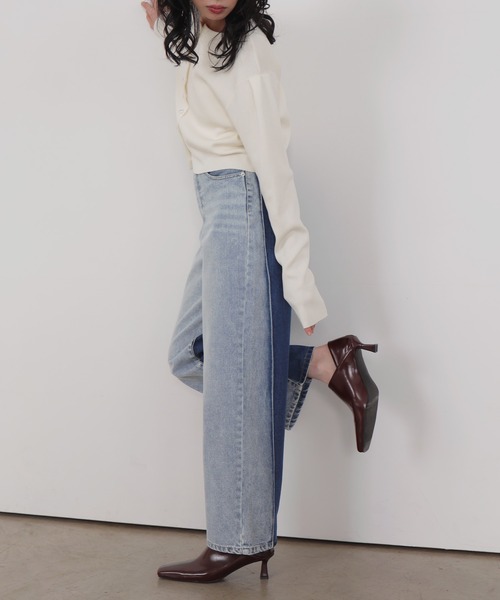 「LIAN」 デニムパンツ MEDIUM ブルー系その他 レディース_画像2