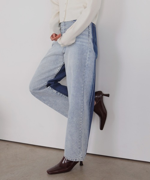 「LIAN」 デニムパンツ MEDIUM ブルー系その他 レディース_画像4