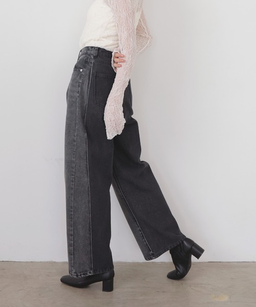 「LIAN」 デニムパンツ MEDIUM ブルー系その他 レディース_画像9
