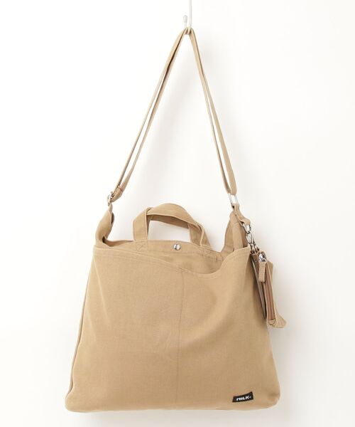 「MILKFED.」 2WAYバッグ ONE SIZE ベージュ レディース_画像2