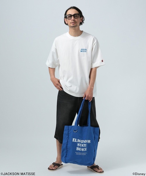 「JACKSON MATISSE」 半袖Tシャツ LARGE チャコールグレー メンズ_画像2