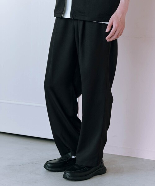COMME CA ISM（コムサイズム） ワイドパンツ パンツ リップストップ