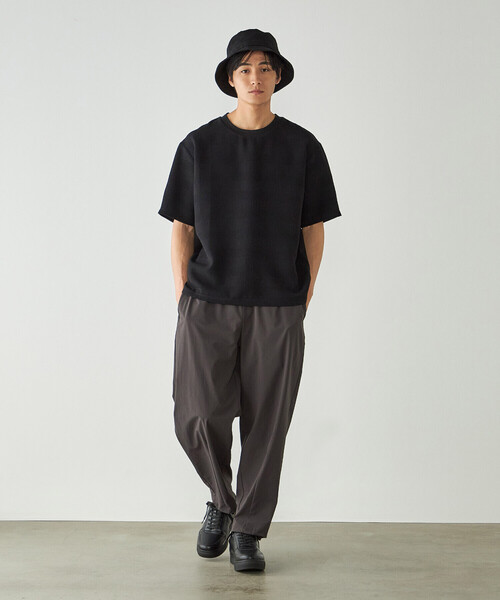 COMME CA ISM（コムサイズム） ワイドパンツ パンツ リップストップ