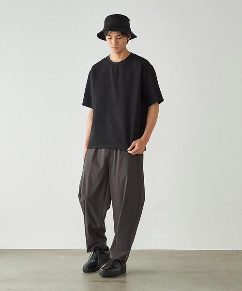 COMME CA ISM（コムサイズム） ワイドパンツ パンツ リップストップ