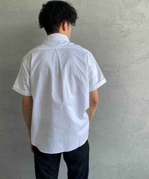 Danton（ダントン） 半袖シャツ 42 ブルー レディース : ZOZOTOWN