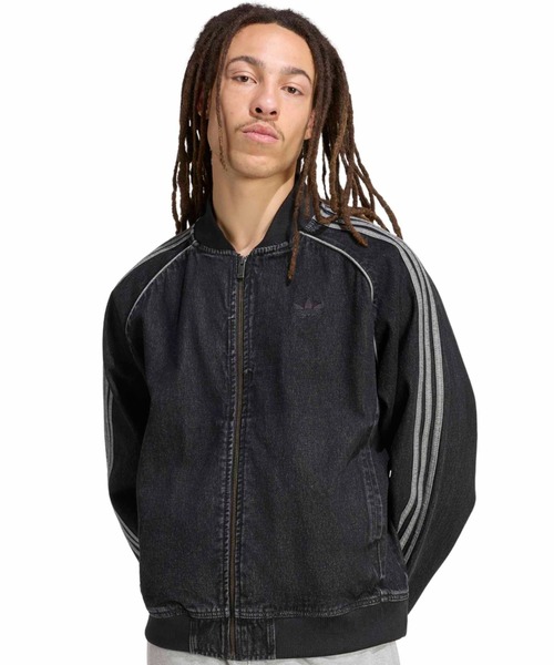  SST アディカラーデニムジャケット　XL adidas（アディダス） デニムジャケット gジャン adidas SST ADICOLOR