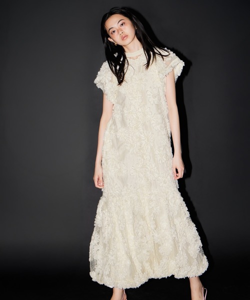 パーティードレス ドレス フラワーバルーンドレス / bloom balloon dress