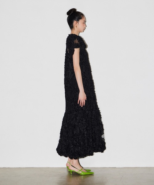 パーティードレス ドレス フラワーバルーンドレス / bloom balloon dress