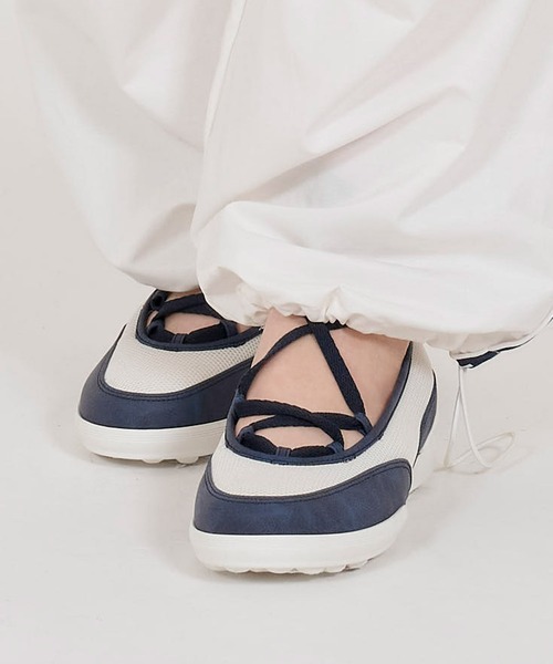 「TINA:JOJUN」 ローカットスニーカー L ネイビー レディース_画像9