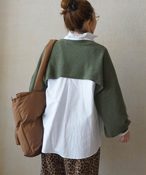 「JOURNAL STANDARD LUXE」 長袖シャツ FREE ホワイト レディース_画像7