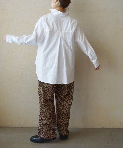 「JOURNAL STANDARD LUXE」 長袖シャツ FREE ホワイト レディース_画像9