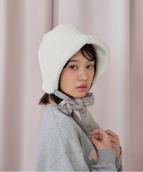 「kaorinomori」 ハット M/57.5cm ブラウン レディース_画像6