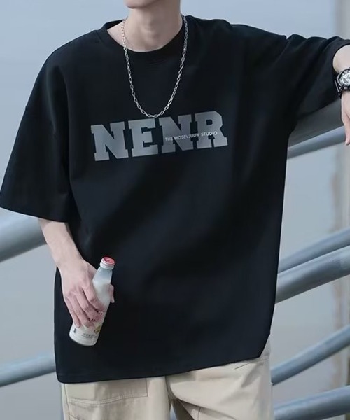 「NEW GENTLEMAN」 半袖Tシャツ M ブラウン メンズ_画像3