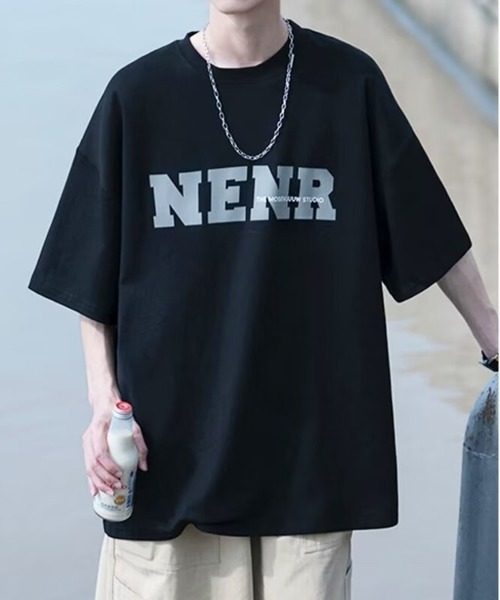 「NEW GENTLEMAN」 半袖Tシャツ M ブラウン メンズ_画像4