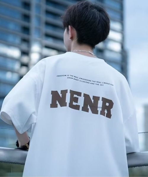 「NEW GENTLEMAN」 半袖Tシャツ M ブラウン メンズ_画像8