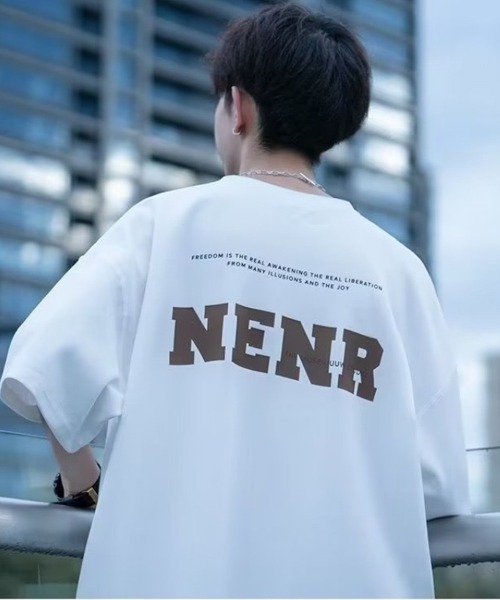 「NEW GENTLEMAN」 半袖Tシャツ M ブラウン メンズ_画像9