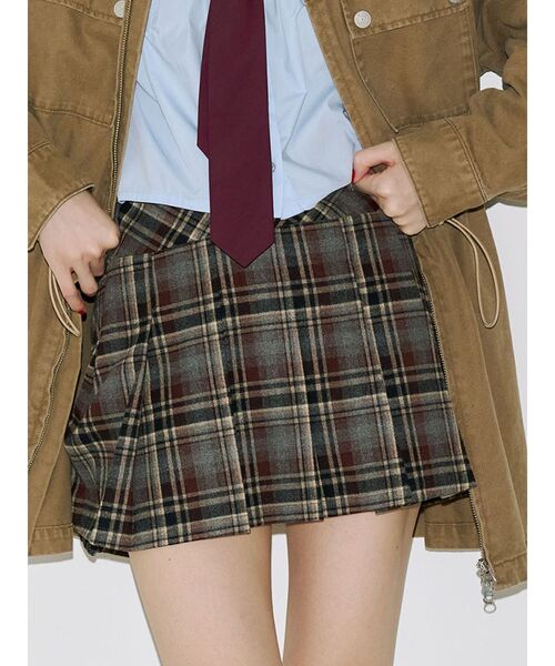 jouetie（ジュエティ） スカート サイドラインプリーツミニスカート