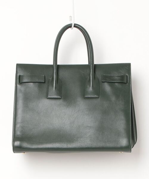 「SAINT LAURENT PARIS」 ハンドバッグ - グリーン レディース_画像3