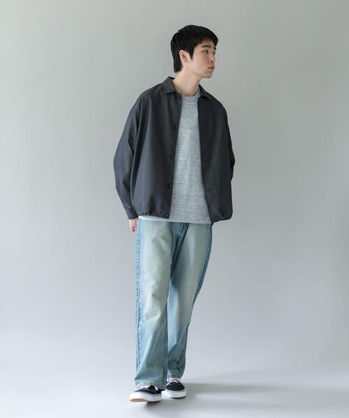 コート ジャケット ジャガードチェック シャツジャケット メンズ