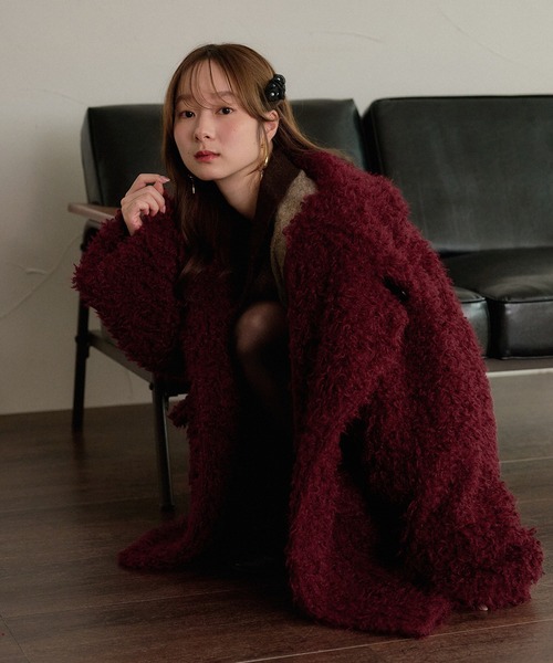 mideal（マイディール） コート アウター poodle middle coat 