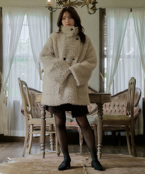 mideal（マイディール） コート アウター poodle middle coat 