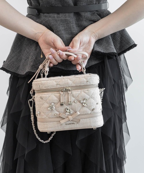 RANDA キルティング ビジュー バニティ ショルダーバッグ RANDA（ランダ） ショルダーバッグ バッグ 「Special Bag」2WAY