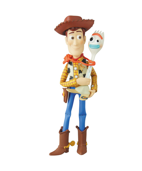 フィギュア UDF TOY STORY 4 WOODY & FORKY|ZOZOTOWN PayPayモール店|01