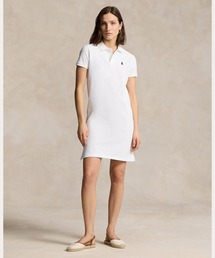 POLO RALPH LAUREN ワンピース コットン メッシュ ポロドレス