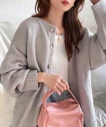 カーディガン もちもち癒され。冬めく2wayニットカーディガン セールクリアランス ☆即完売☆#Mediam 2way zip knit ニットガーディガン ニット/セーター