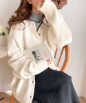 カーディガン もちもち癒され。前後2wayゆっ...の詳細画像1