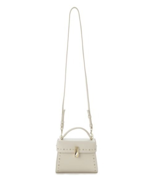 CELFORD ビジュースタッズポシェット ショルダーバッグ　アイボリー CELFORD（セルフォード） ショルダーバッグ バッグ 「リュタン