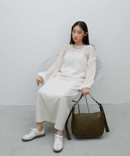 spider mesh knit メッシュ シアー Aunt Marie's ニット セーター 「新色追加！」シアーメッシュ