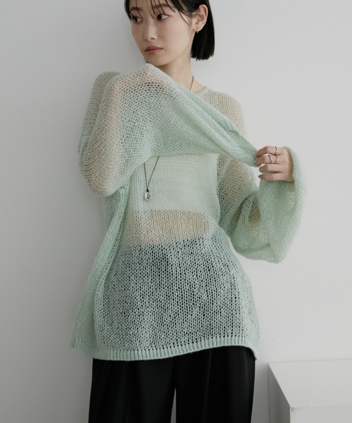 セオリー　24SS  メッシュ　ニット　新品未使用 Aunt Marie's（アントマリーズ） ニット セーター 「ロングセラー/新色