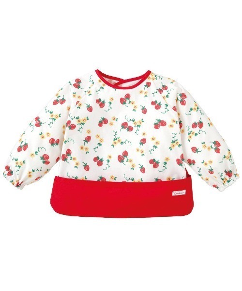 Combi mini ベビー 長袖お食事エプロン（イチゴ） キッズ : ZOZOTOWN