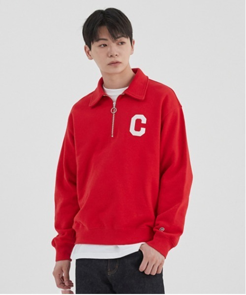 [COVERNAT]★韓国人気★Arch C Logo Fleece Sweatshirt COVERNAT トレーナー スウェット 「COVERNAT」C LOGO ARCH