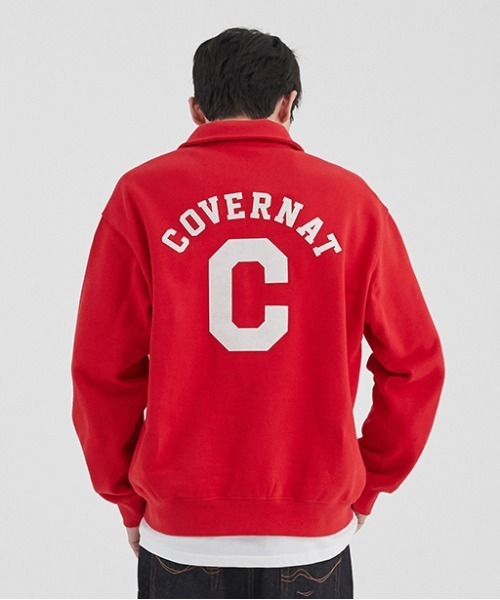 [COVERNAT]★韓国人気★Arch C Logo Fleece Sweatshirt COVERNAT トレーナー スウェット 「COVERNAT」C LOGO ARCH