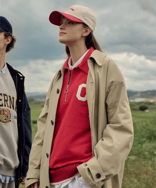 スウェット・トレーナー COVERNAT Arch Logo Long Sleeve 5MM336 COVERNAT トレーナー スウェット 「COVERNAT」BULLDOG ARCH LOGO