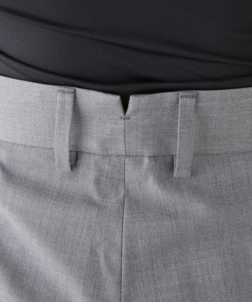 Deuxieme Classe WOOL TRO タックパンツ サイズ34グレー Deuxieme Classe パンツ スラックス WOOL TRO タックパンツ