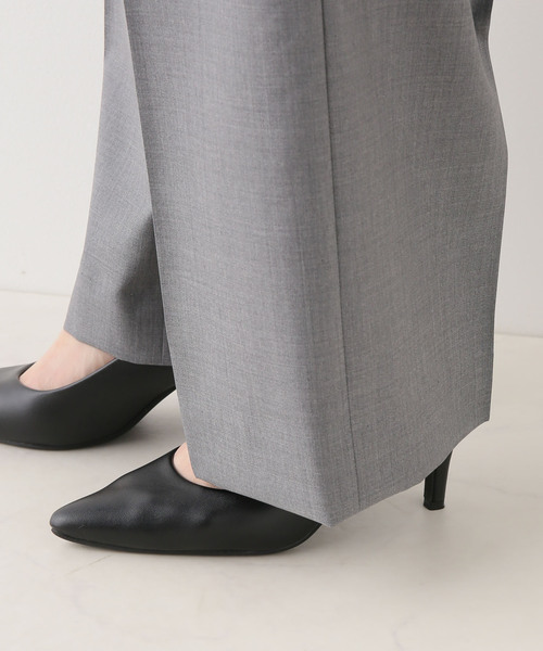 Deuxieme Classe WOOL TRO タックパンツ サイズ34グレー Deuxieme Classe パンツ スラックス WOOL TRO タックパンツ
