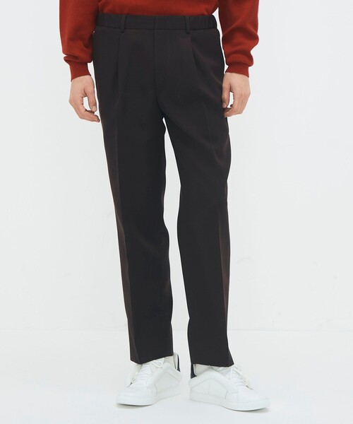 美品 CABaN ウールギャバジン 1タックテーパードパンツ CABaN ウールギャバジン 1タックテーパードパンツ | CABaN