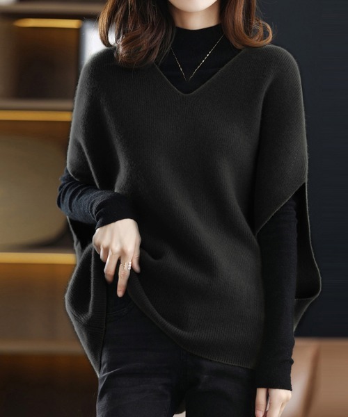 超美品 ADORE✴︎ツイーディーニットベスト ブラック 38 超美品 ADORE