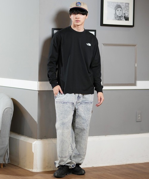 THE NORTH FACE（ザ ノースフェイス） tシャツ L/S Back Square Logo
