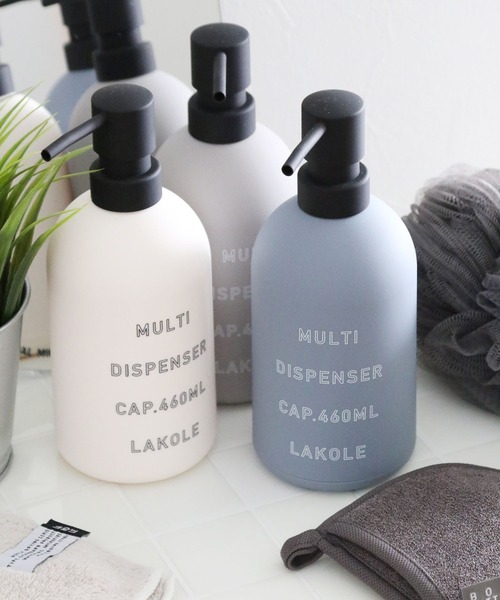 LAKOLE（ラコレ） バス トイレ マルチディスペンサー460ml / 114426