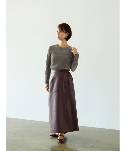 TRUSSARDI レザー　スカート TRUSSARDI レザー スカート