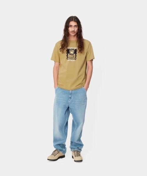 Tシャツ・カットソー Carhartt WIP \"S/S Stargazer\" T-shirt Carhartt WIP Stargazer T-Shirt | Dusky Blue / Yellow – Page