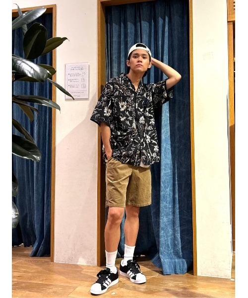 BAYFLOW（ベイフロー） シャツ 「HAIR CALIFORNIA」柄シャツ メンズ