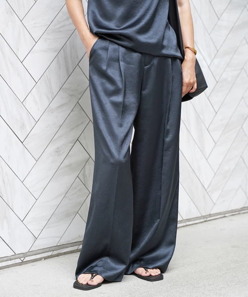 ドゥーズィエムクラス　ミニマルサテン　パンツ Minimal Satin パンツ（その他パンツ）｜Deuxieme Classe