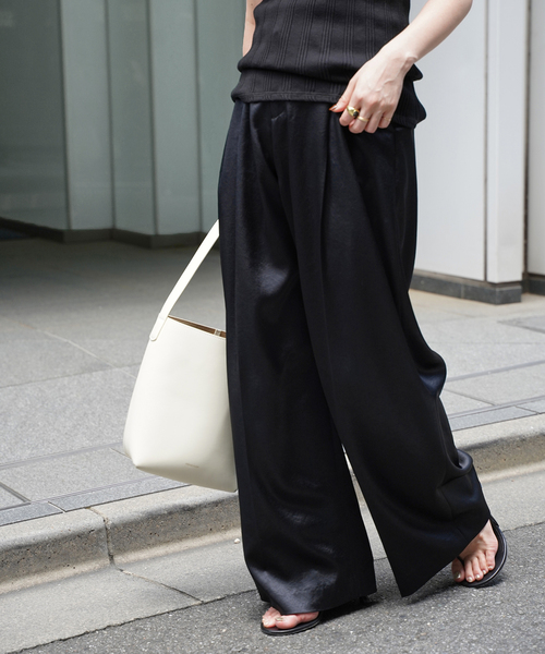 【Deuxieme Classe】Minimal Satin パンツ Minimal Satin パンツ（その他パンツ）｜Deuxieme Classe