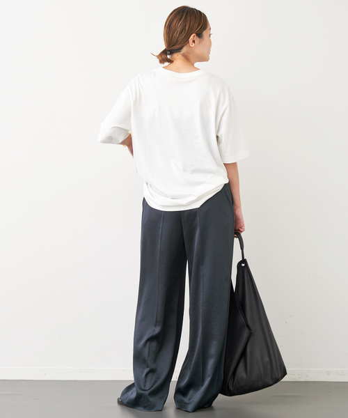 Deuxieme Classe MinimalStainパンツ Deuxieme Classe スラックス パンツ Minimal Satin レディース