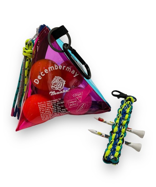 DECEMBERMAY ゴルフ PVC Triangle pouch メンズ レディース